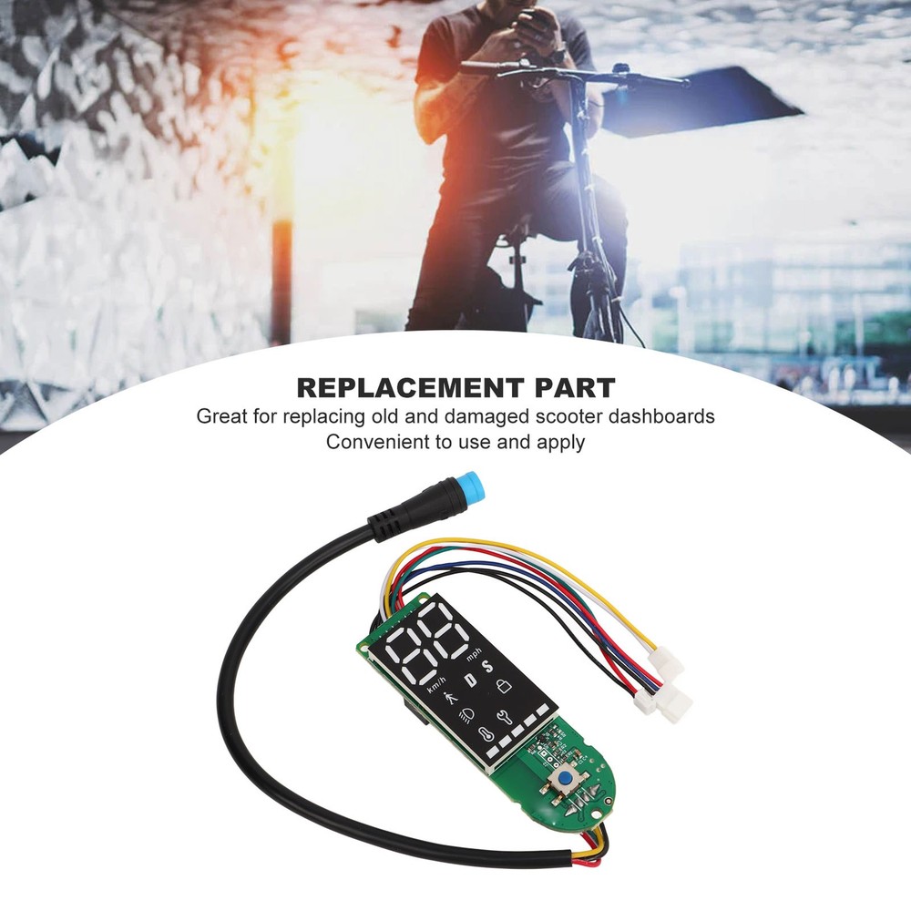 Scooter Dashboard Clear Display Waterproof Replacement Electric