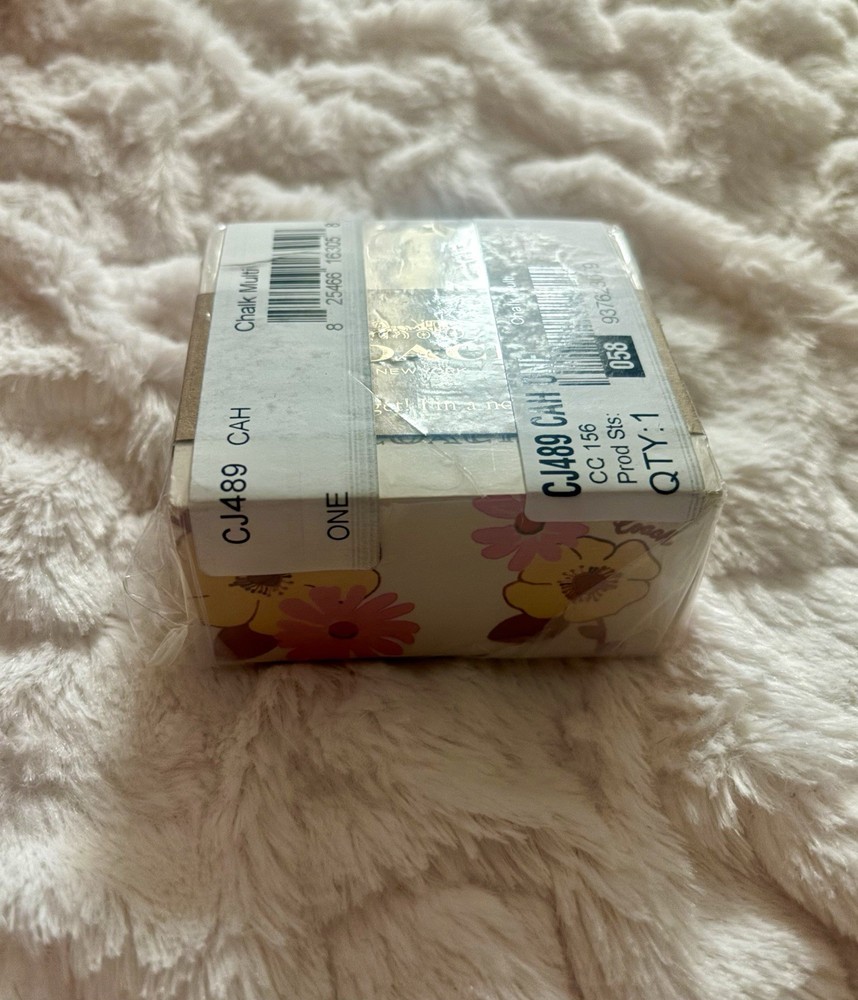 NEW Coach Chalk Multi Floral Print 288 Sheet Note Cube