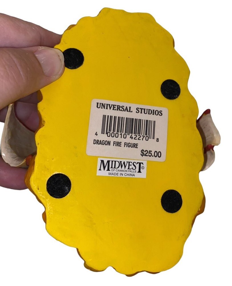 Universal Studios Dragon Fire Figurine Vintage