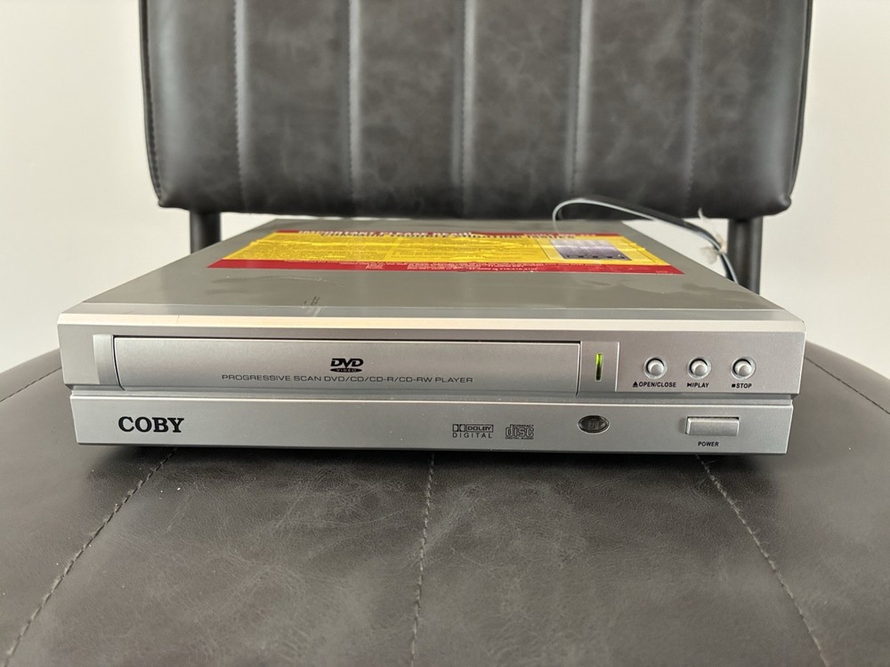 COBY DVD Player Progressive Scan DVD-224 Working, No Remote