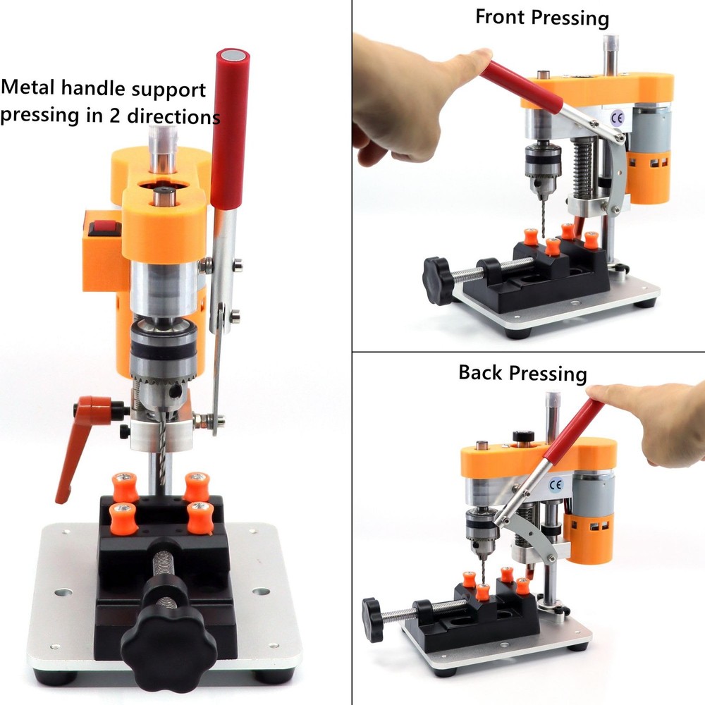 Mini Drill Press Precision Benchtop Drilling Machine Elecric Portable Table D...