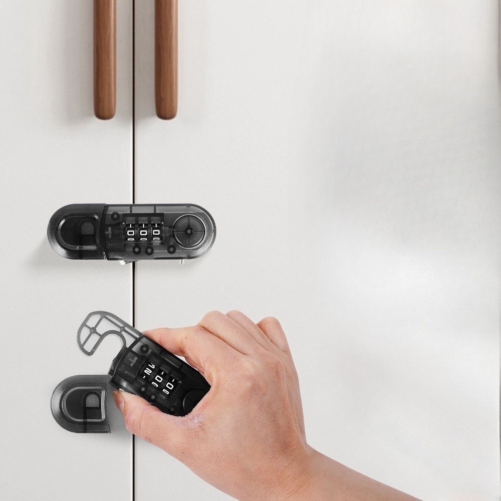 Password Combination Cabinet Lock for Flat Panel Doors Refrigerator Wardrobe