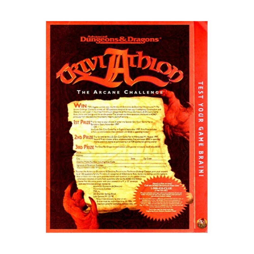 TSR Rare TriviAthlon VG+