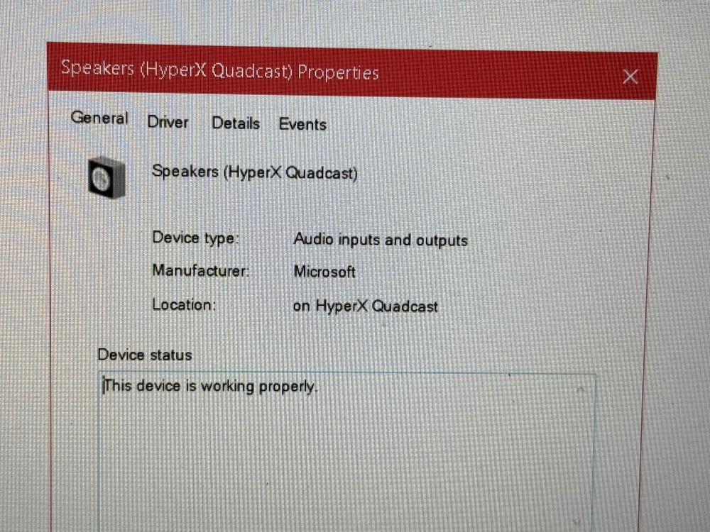 HYPERX QUAD CAST USB MICROPHONE TESTED WORKING GREAT VALUE FAST SHIPPING USED