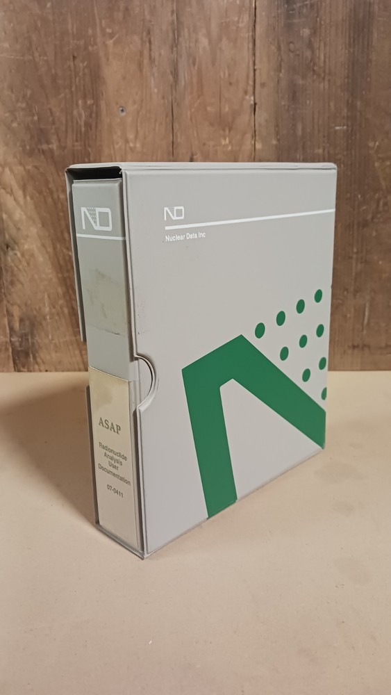 Nuclear Data ASAP: Radionuclide Analysis (07-0411) Software and Documentation