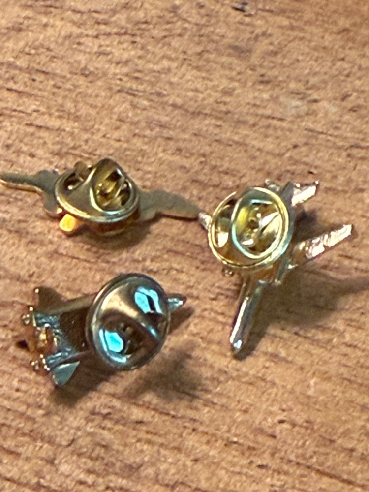 THREE Space Shuttle Type Lapel Pin NEW 1" Awesome Collection