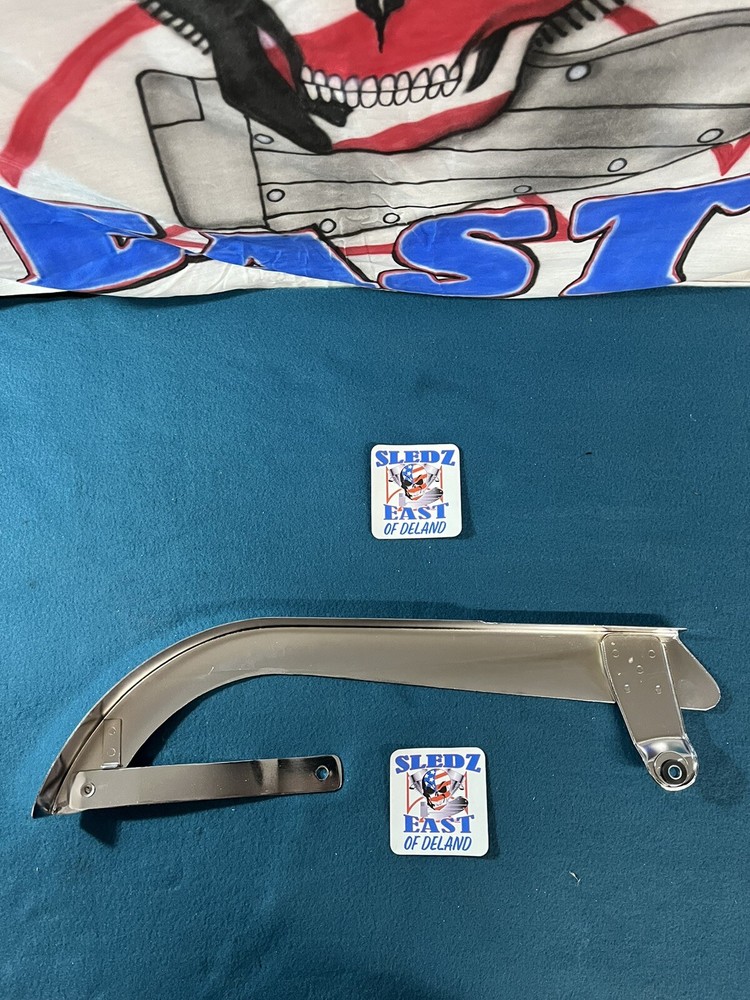 V-TWIN,FOR HARLEY DFAVIDSON, LEFT SIDE CHROME CHAIN GUARD