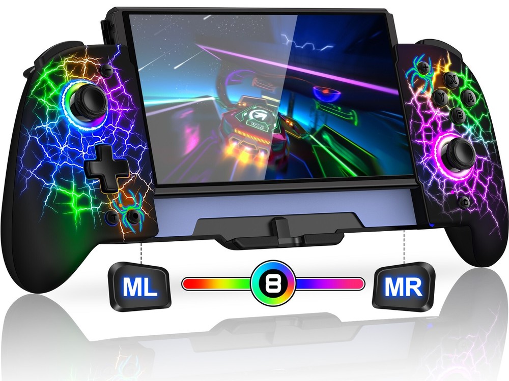 Switch Controller for Nintendo Switch/OLED,Full-Size Grip Wireless Switch Joypad