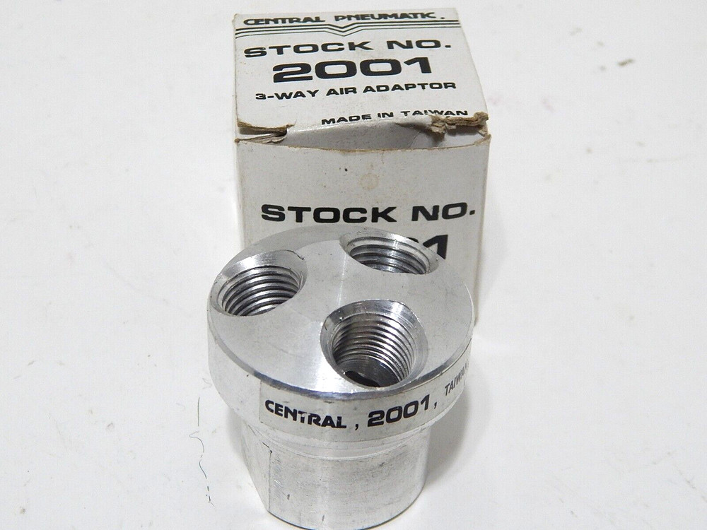 3-WAY AIR ADAPTER CENTRAL PNEUMATIC 2001