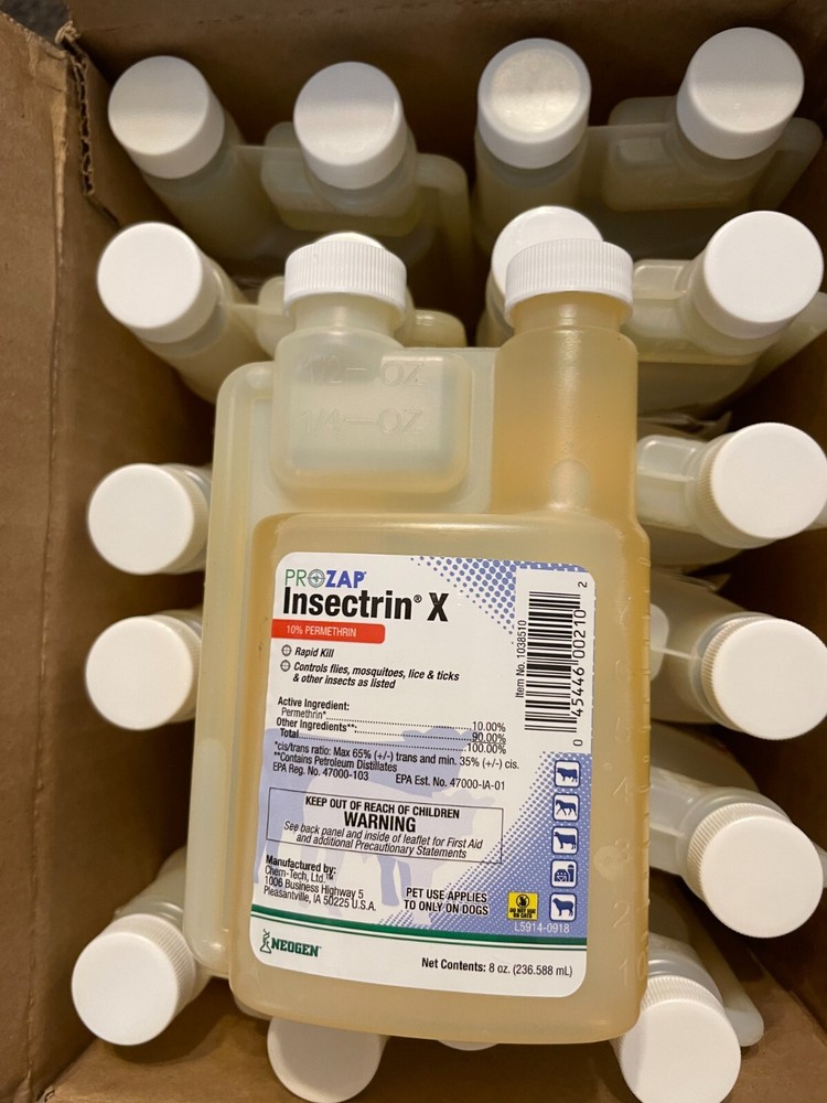 CASE AS 12 PROZAP INSECTRIN X 8 OZ CONCENTRATE