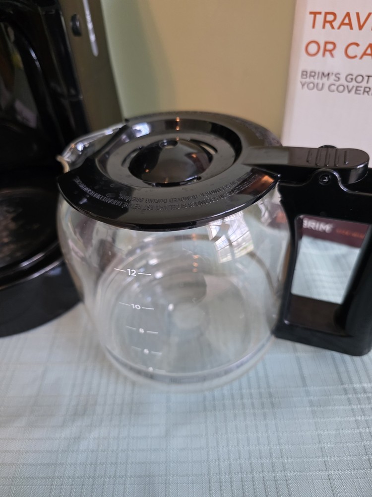 Brim SW20 Size-Wise Programmable Filter Coffee Machine 12 Cup Black/Silver