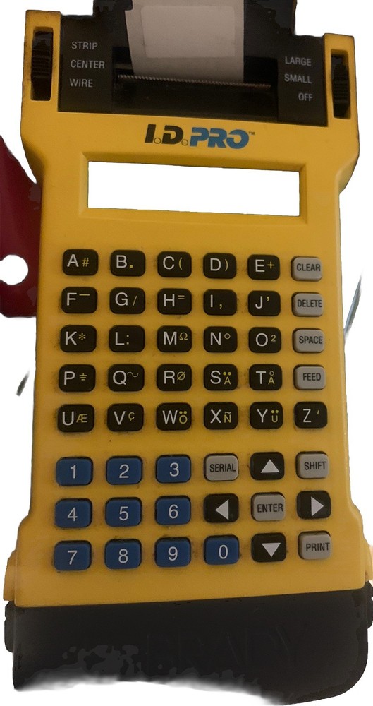 BRADY ID PRO LABEL MAKER