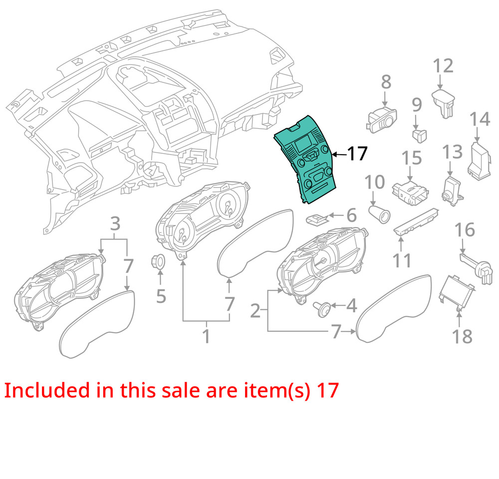 CONTROL PANEL OEM 19-20 FORD EDGE 1YR WRNTY