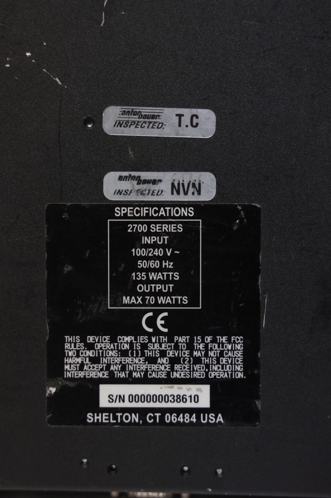 Anton Bauer InterActive 2000 Quad 4-Position Power Charger Power/VER.5.9