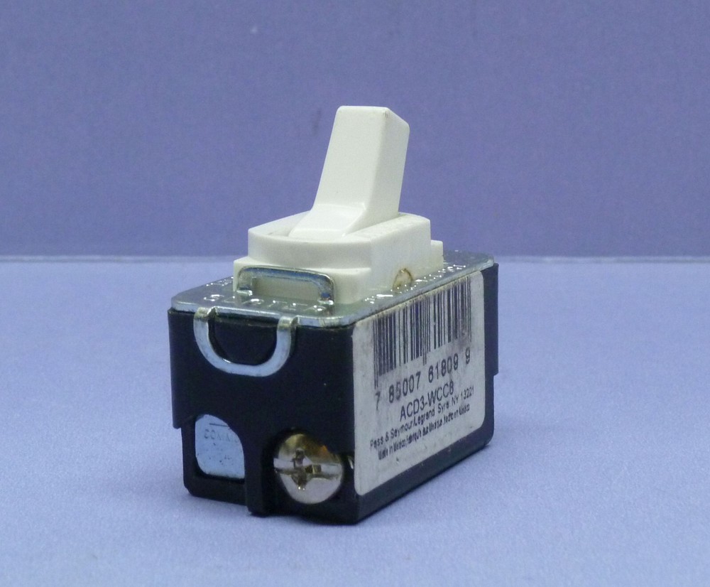 💡 Vintage White Single-Pole ON/OFF Toggle Light Switch Despard Interchangeable