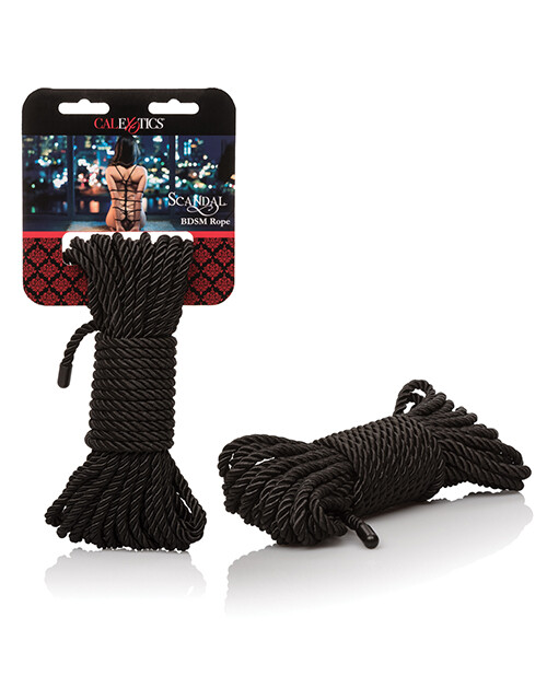 CalExotics Scandal Bdsm Rope 32 Feet Black