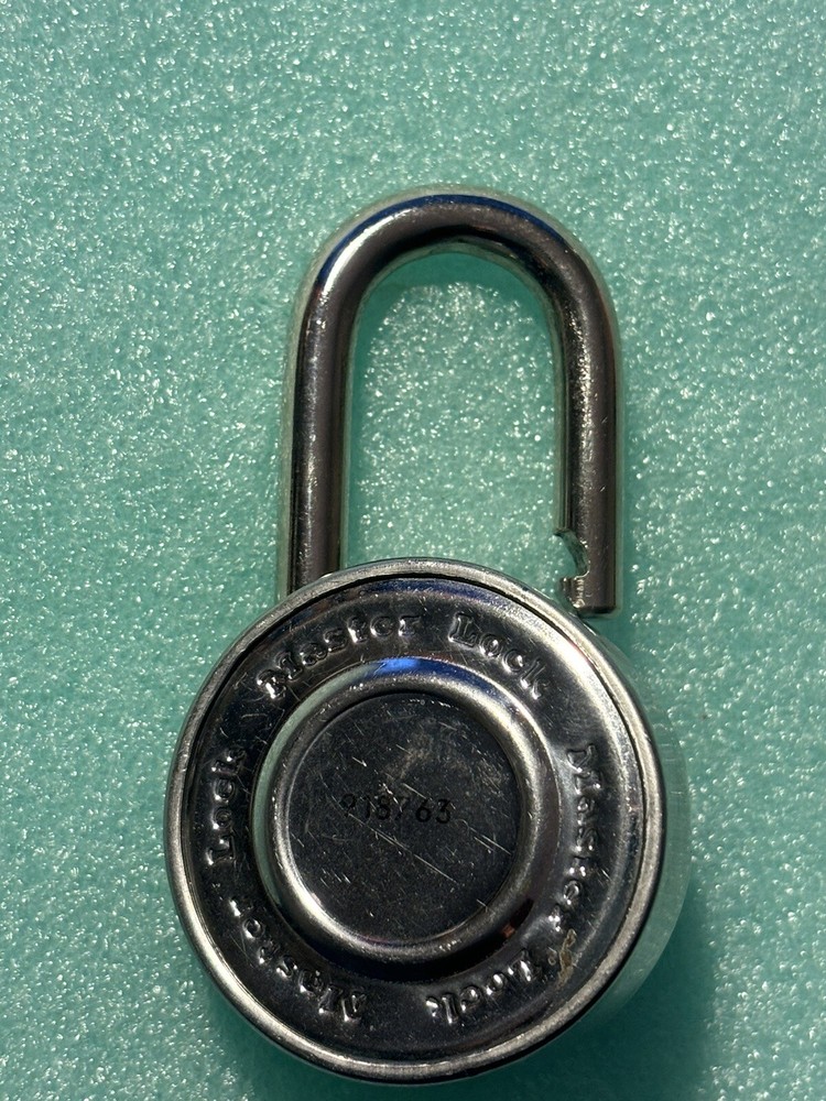 2 Master 3 DIGIT COMBINATION DIAL PAD LOCK~BLACK