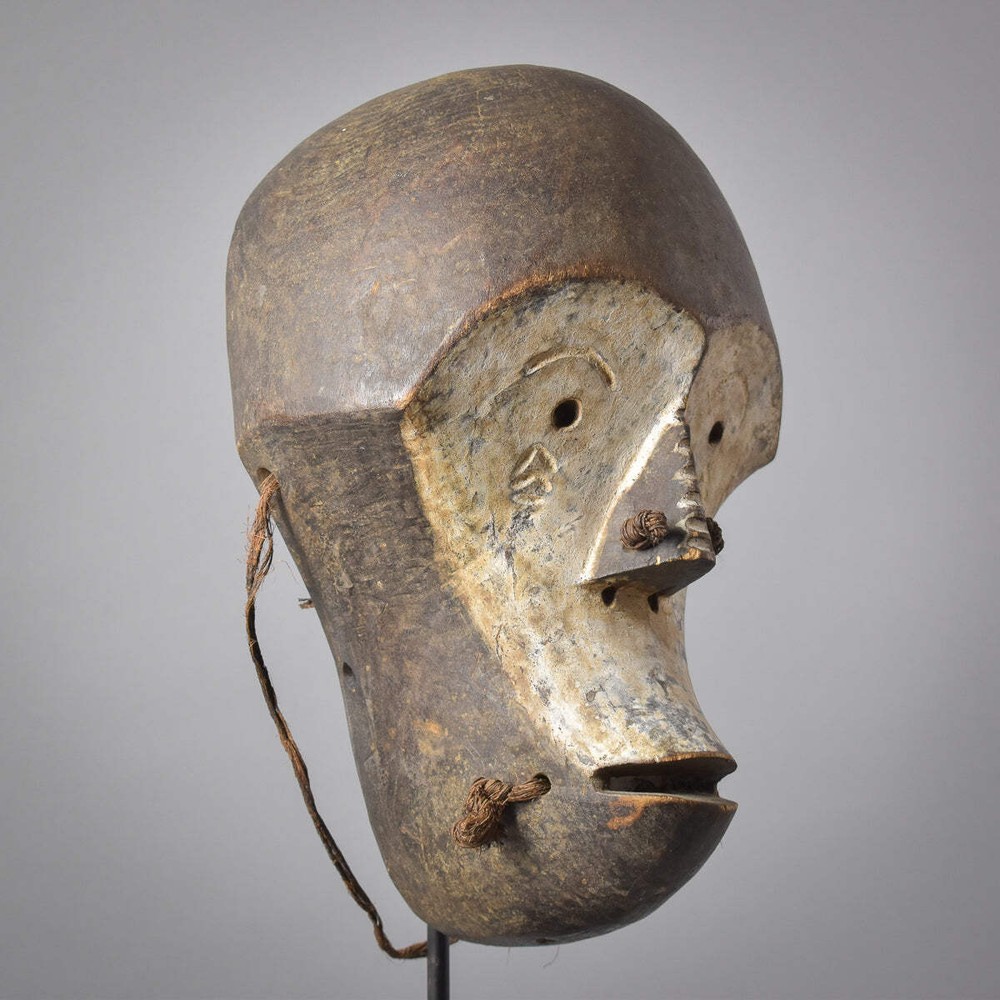 Ngbandi Mask on Custom Stand Congo