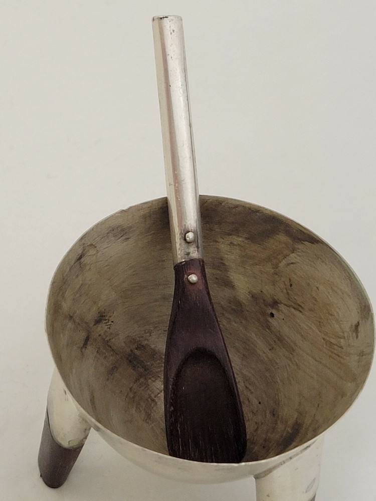 SPRATLING MEXICO STERLING SILVER DISH AND SPOON