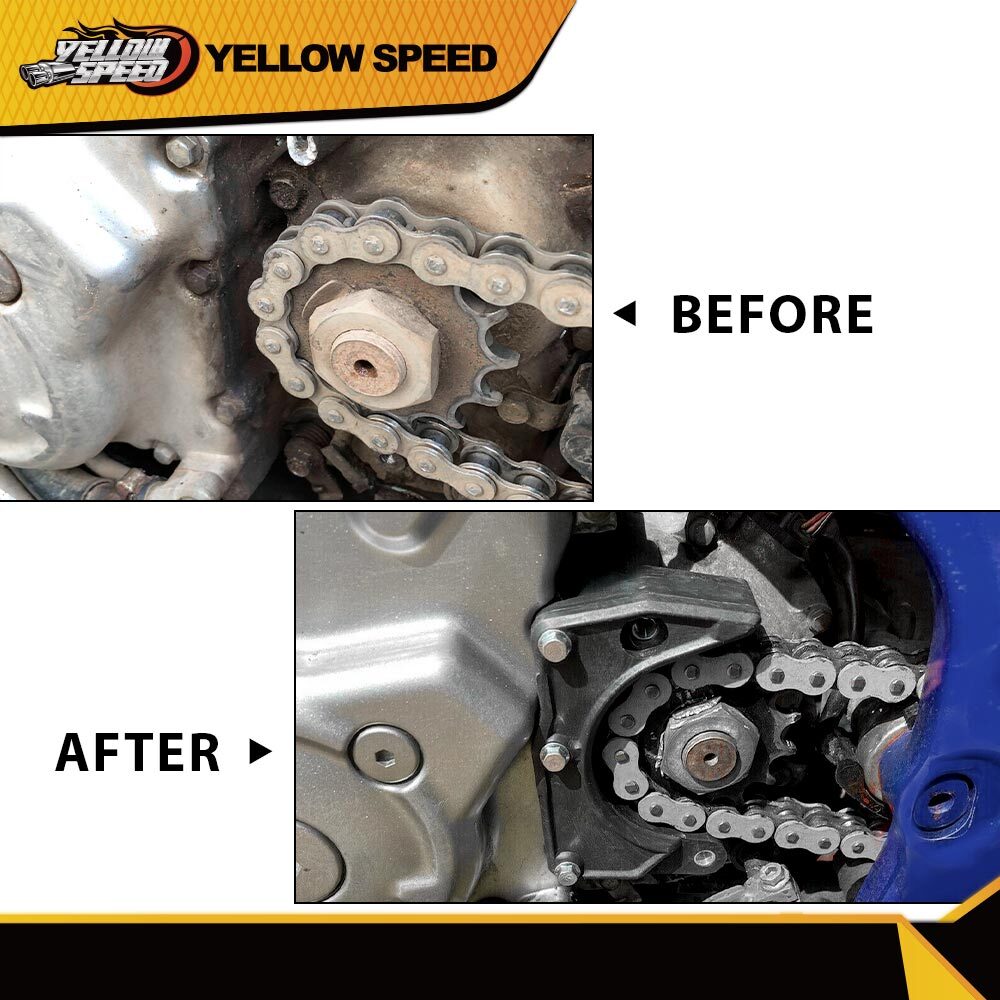 Fit For Yamaha Raptor 700 Poly Case Saver Kit Prevent Broken Mounts Chain Guard