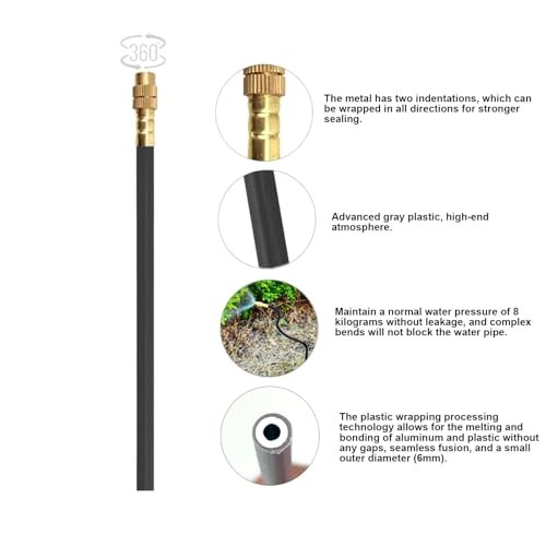 New drip Irrigation kit, Automatic Garden Watering System, Quick 100FT