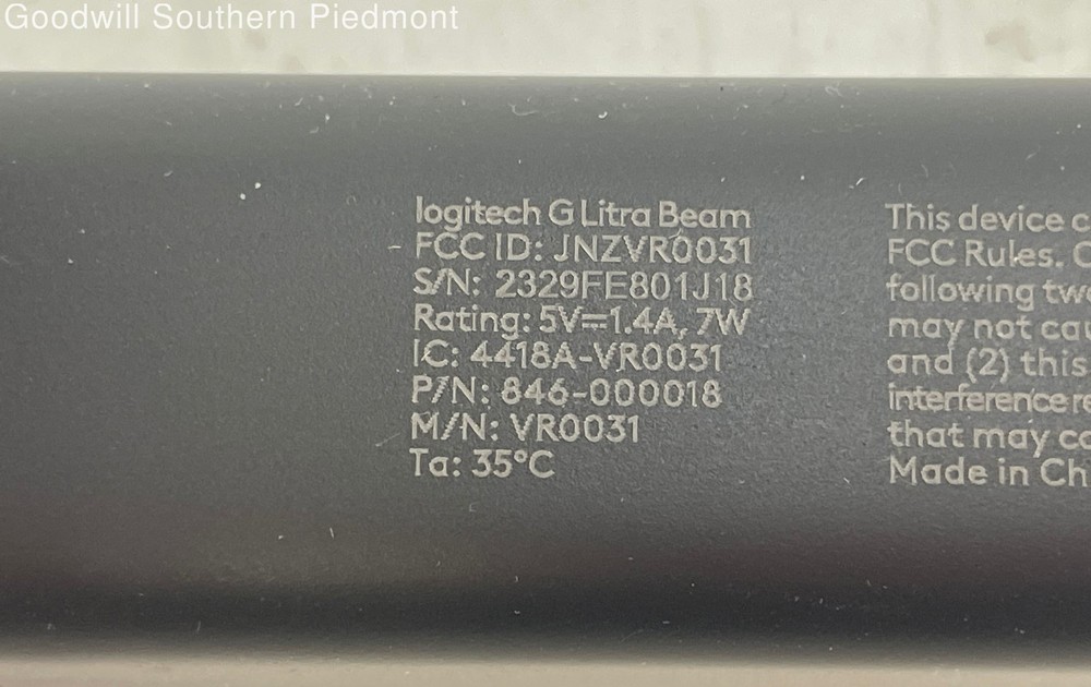 Logitech G Litra Beam LED Streaming Key Light - No Stand - Tested