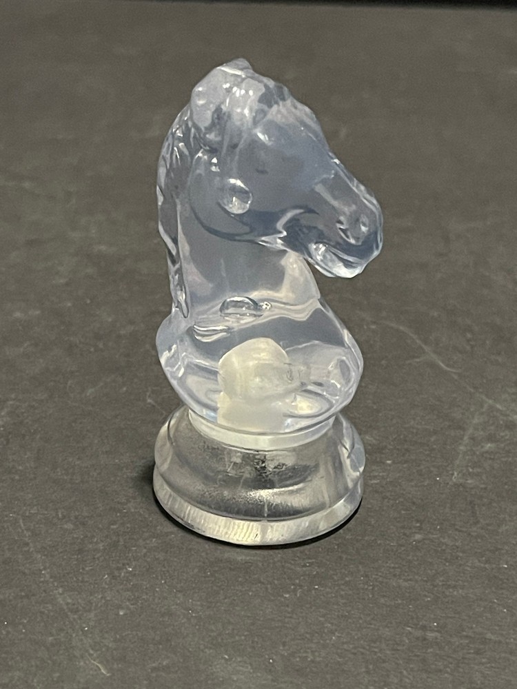 3" CLEAR PLASTIC KNIGHT