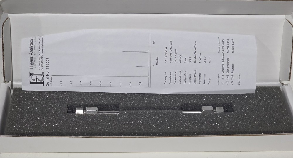 Higgins Analytical CLIPEUS C18 5µm 160x4.6mm Column CS-1546-C185