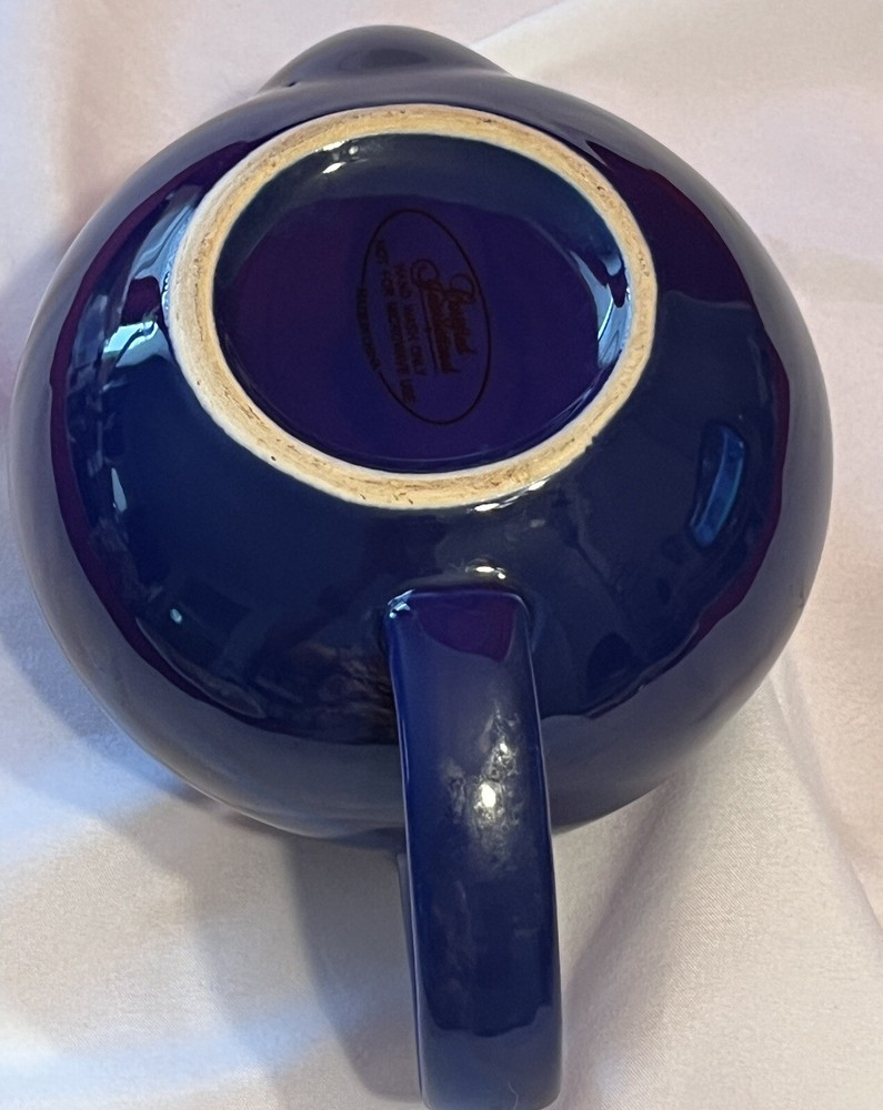 Certified International Colbalt Blue Teapot