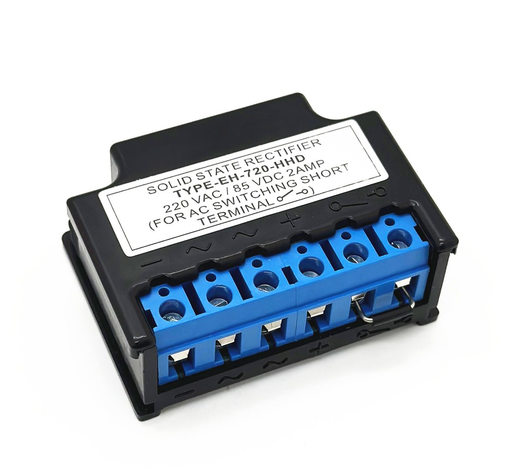 SOLID STATE RECTIFIER EH-720-HHD 220VAC/85VDC 2AMP brake rectifier module
