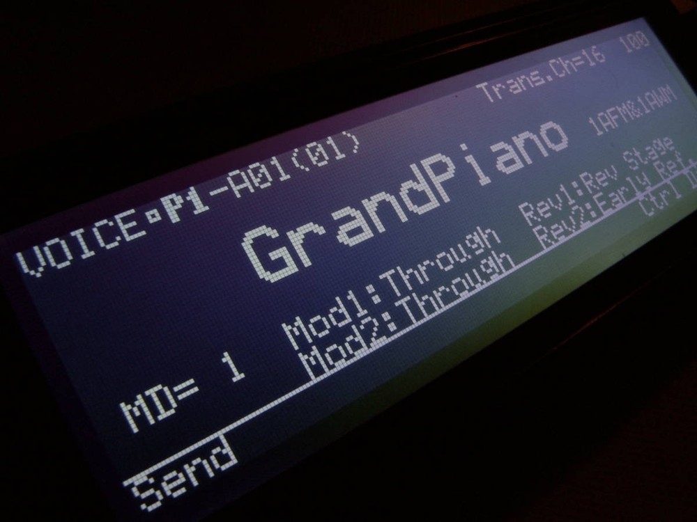 YAMAHA SY99 SY77 LCD Display Black LED Backlight Replacement Module New