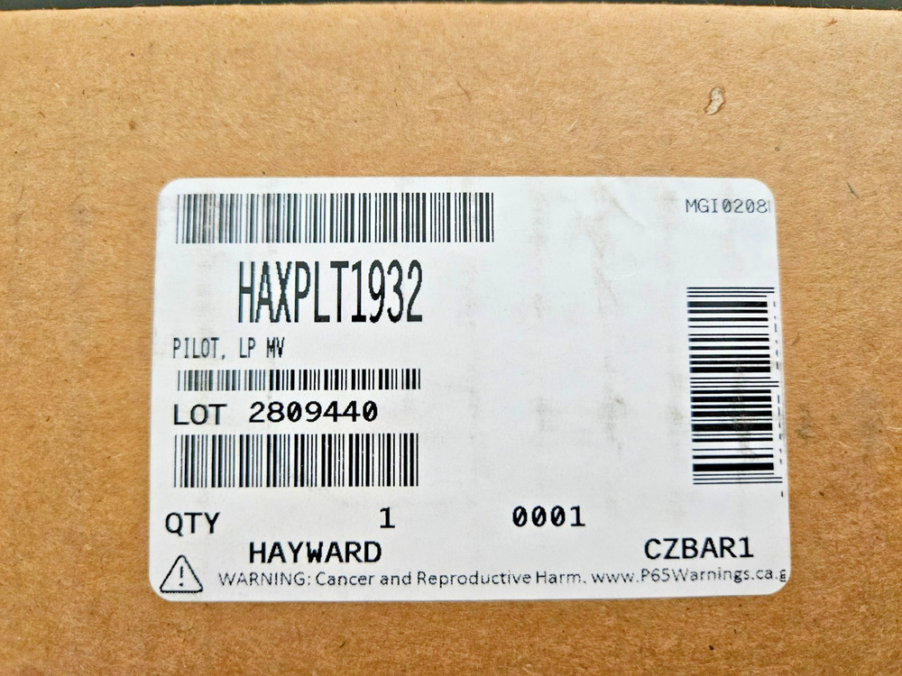 Hayward Model HAXPLT1932 Propane Pilot - New Old Stock