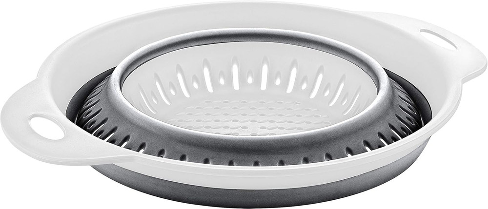 Collapsible Colanders (Strainers) for Fruit Vegetable Food Sizes 8" - 2 Quart (G