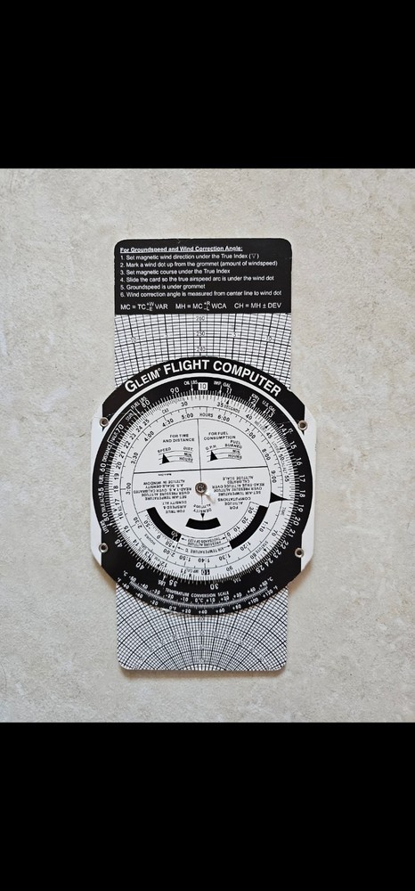 Gleim Flight Computer Gleim Navigational Plotter 2022