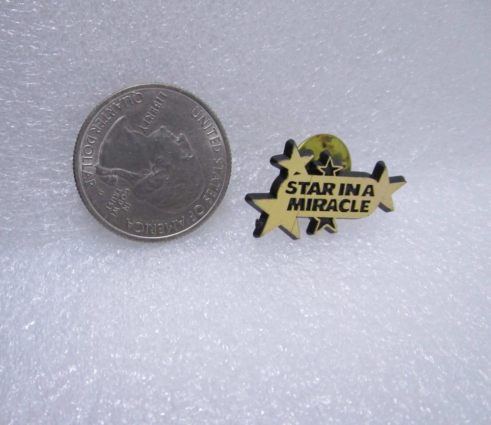 Star In A Miracle Plastic Pin