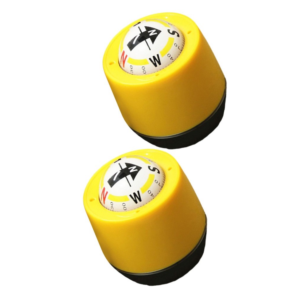 2 Pcs Auto Compass for Dashboard Vehicle Auto-navigationskompass