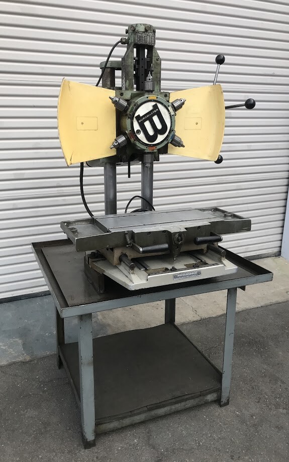 Burgmaster 1D Turret Drill & Tapping Machine w/Positioning Table
