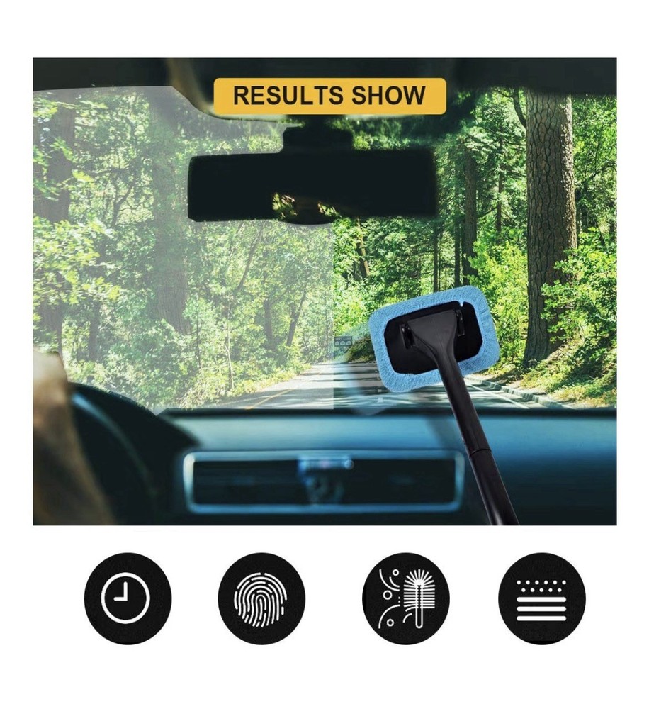 5 Pack Microfiber Replacement Bonnets for Windshield Cleaners - Eco-Friendly