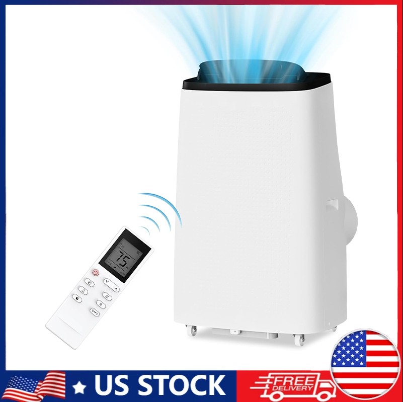 14000 BTU 750 Sq. Ft Portable Air Conditioners Portable AC with 3-in-1 Cooling