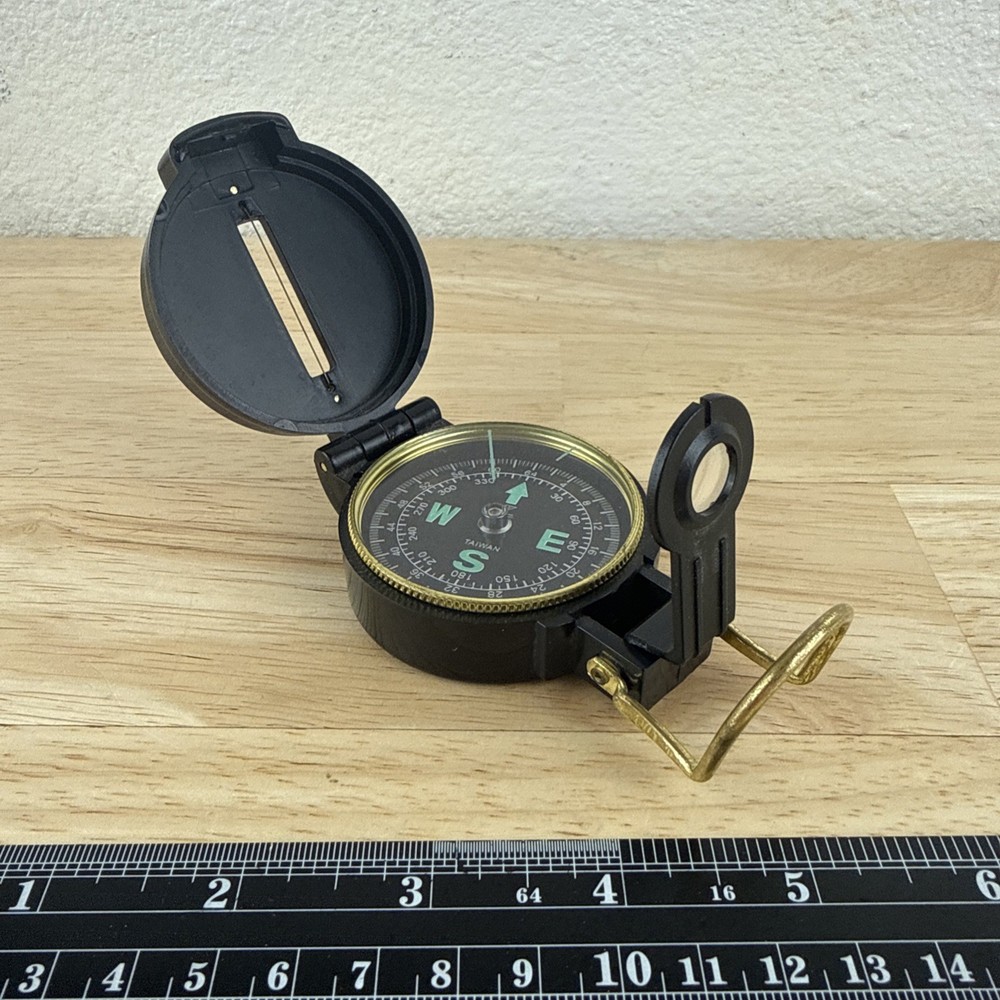 Coleman Compact Directional Lensatic Compass Engineer Camping Fieldwork