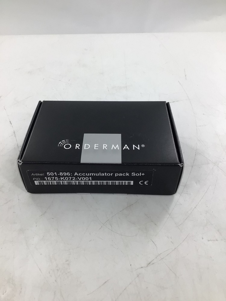 ORDERMAN 501-896: ACCUMULATOR PACK SOL