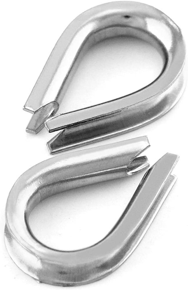 Wire Rope Thimble M6 Stainless 20 Pack New