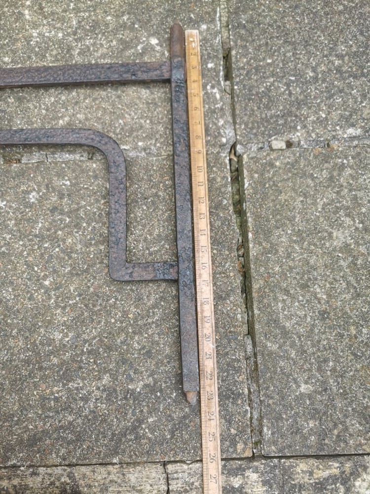 Antique Cast Iron Fire Crane