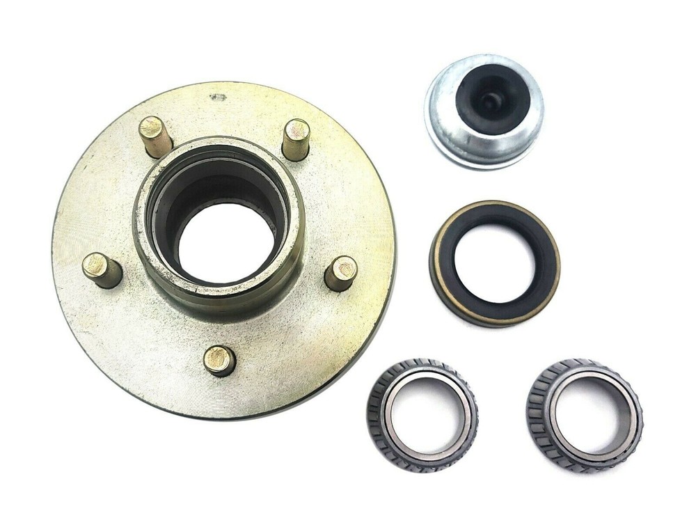 5 x 4.5 UFP L68149 1-3/8" Straight Spindle Hub Axle Ranger Boat Trailer+Bearings