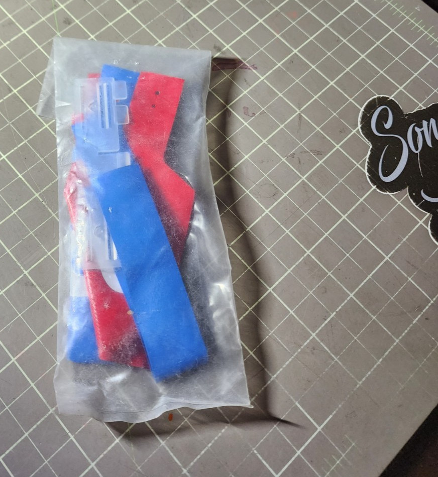 🏁Vintage RC Controller Frequency Flag Kit⚡Red #2 & Blue #6 New