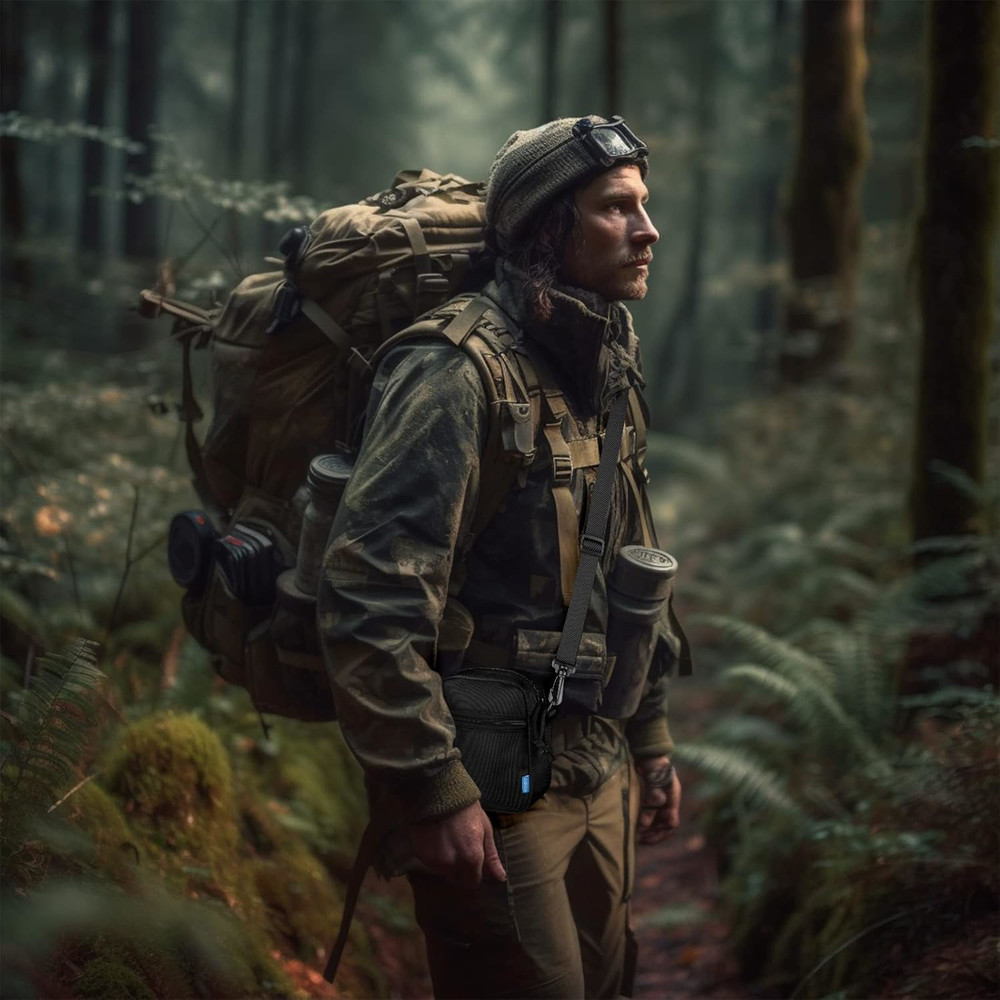 Protective Nylon Case for Night Vision Goggles and Binoculars with Strap