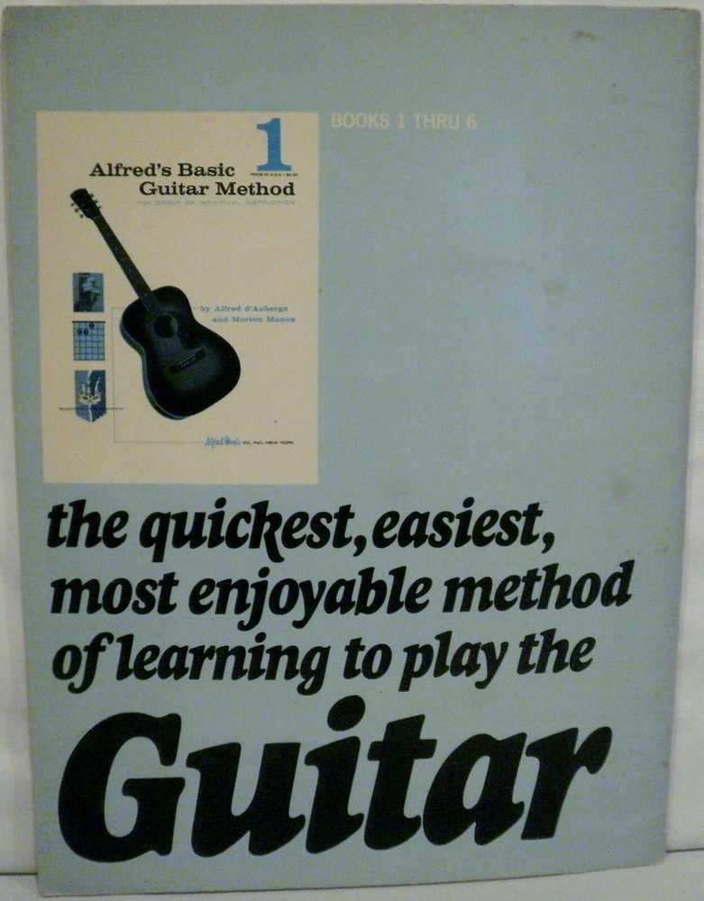 Alfred’s Basic Guitar Method Book 1 for Group or Individual Instruction 1959