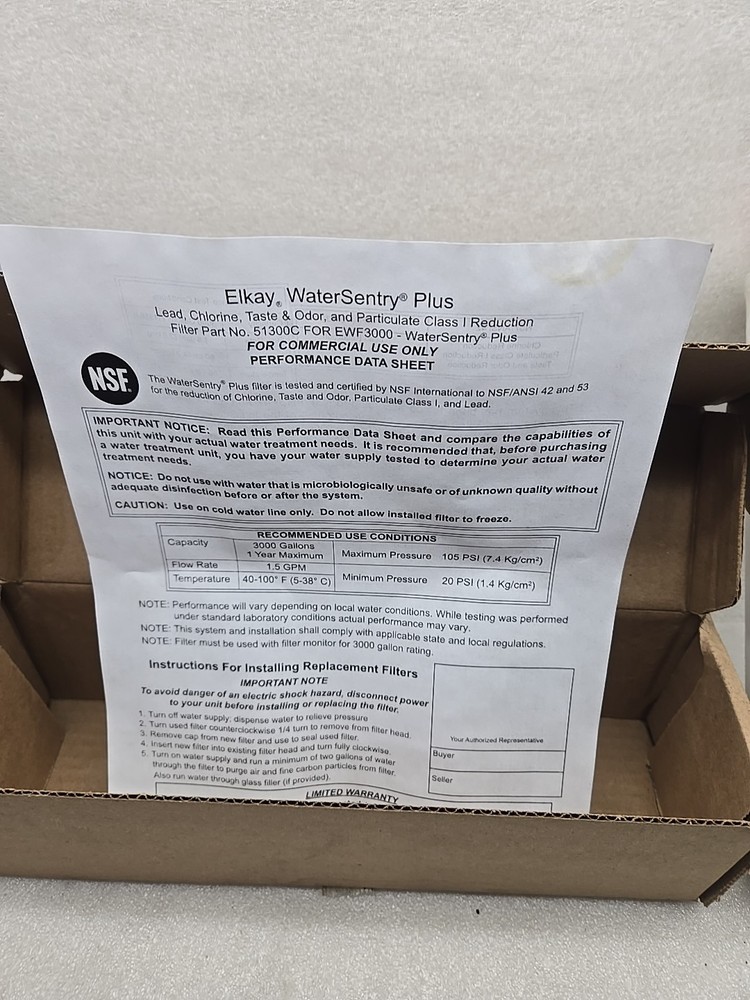 Fit For Elkay 51300C WaterSentry Plus Replacement Water Filter W/Free Shipping!