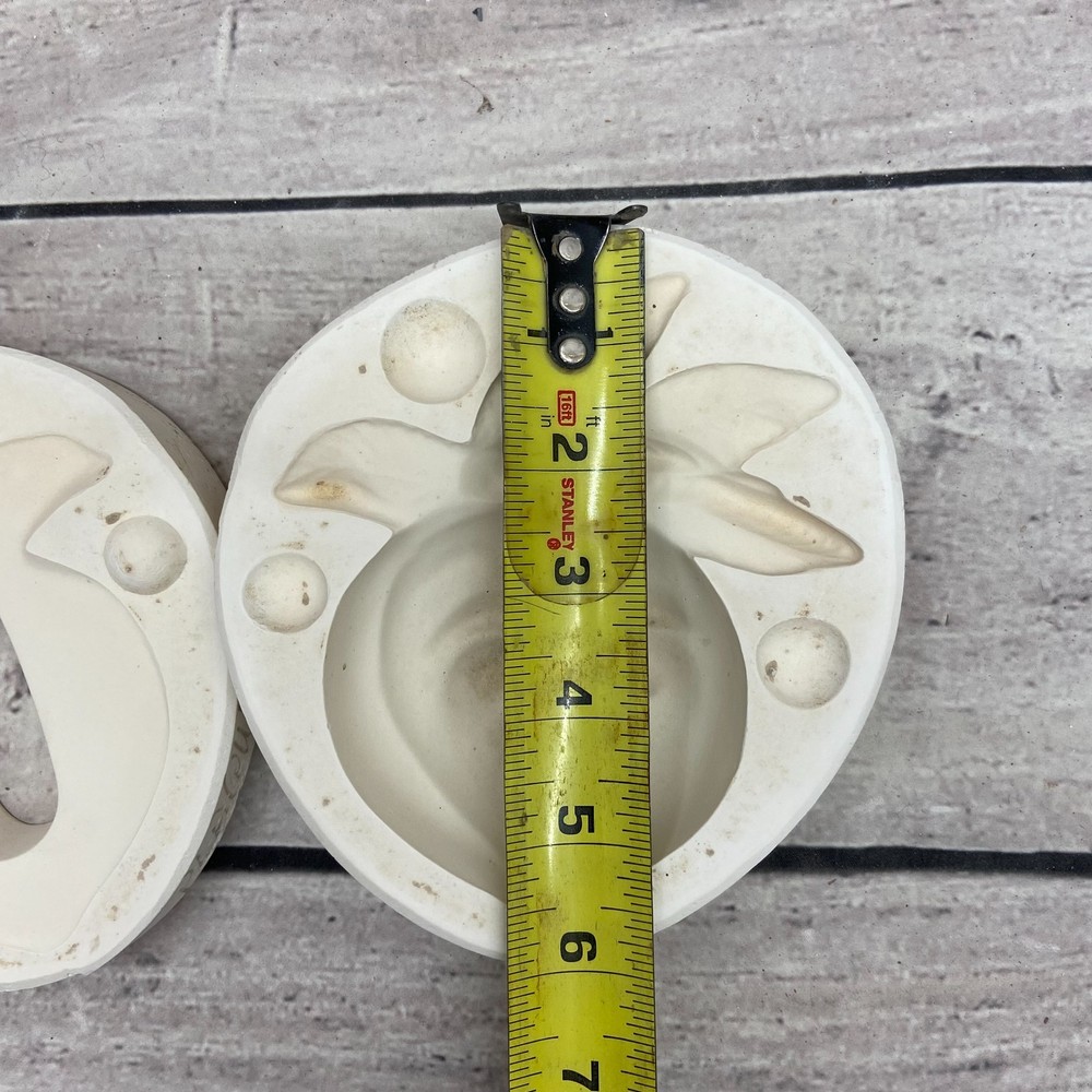 Ceramic Casting Mold Fruit Peach Plaque #R-524