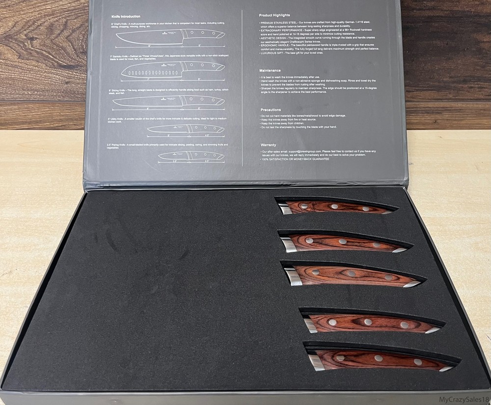 Brewen Knife Set BoxRCSD-004